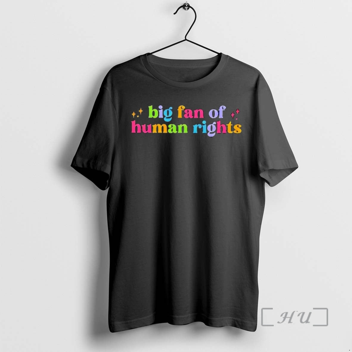 Officials Big Fan Of Human Rights Rainbow Colors Graphic