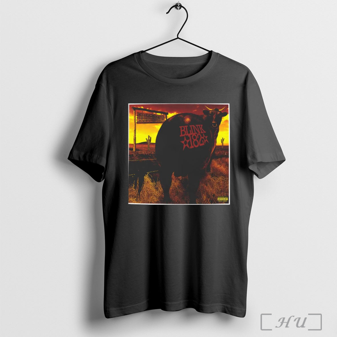 Officials Blink 182 Dude Ranch Parental Advisory Explicit Content Poster T Shirt