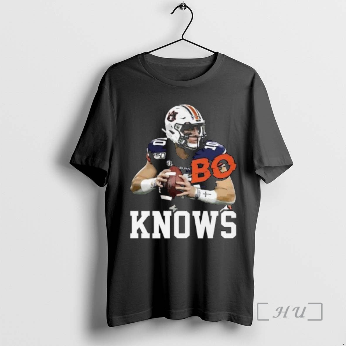 Officials Bo Nix College Football Fan Bo Knows Parody Circle Black Premium T Shirts Sweater
