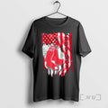 Officials Boston Red Sox Baseball X American Flag