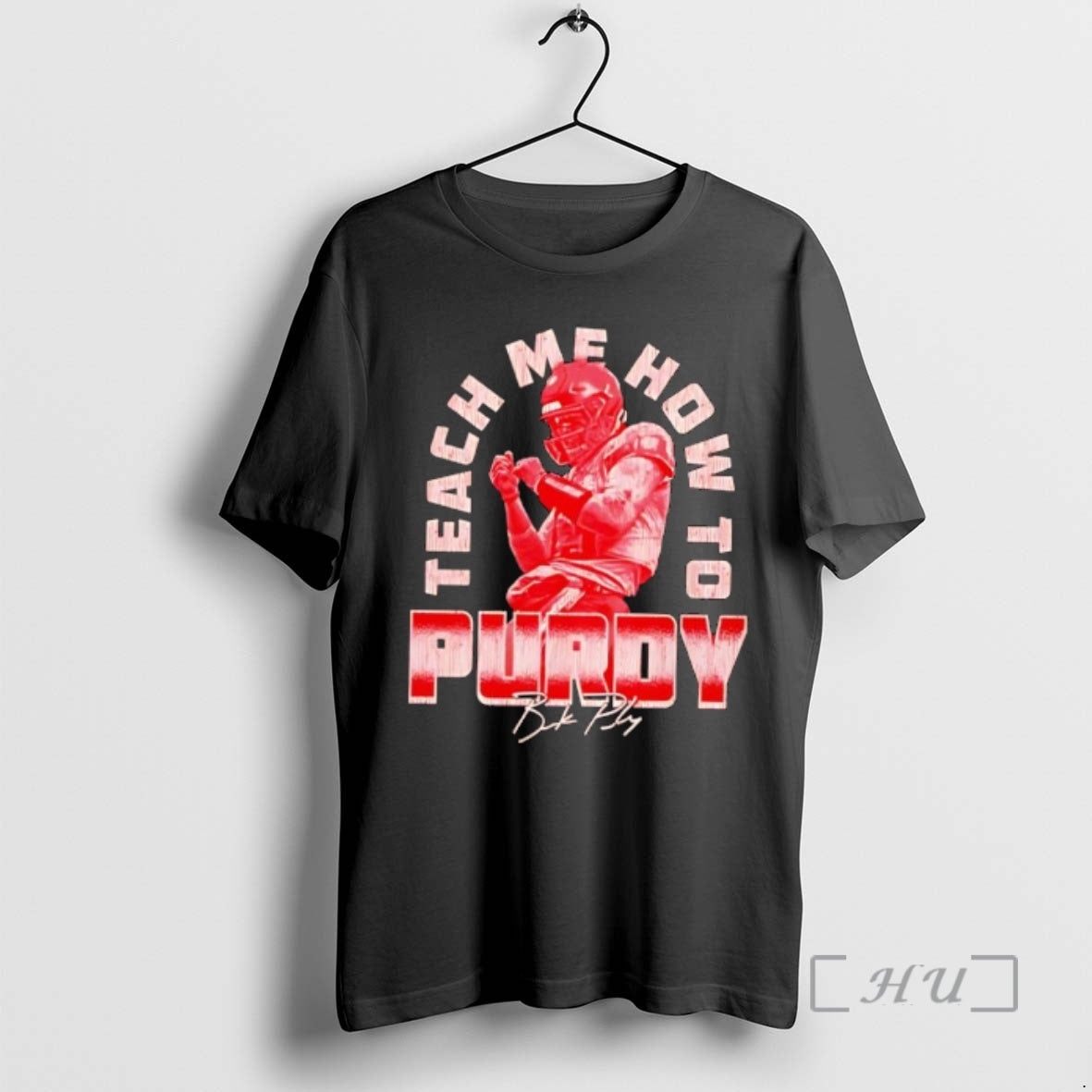 Officials Brock Purdy San Francisco Teach Me How To Purdy Signature Vintage Premium T Shirts
