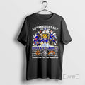 Officials Buffalo Sabres 56th Anniversary Thank You For The Memories Players Graphic Premium T Shirts