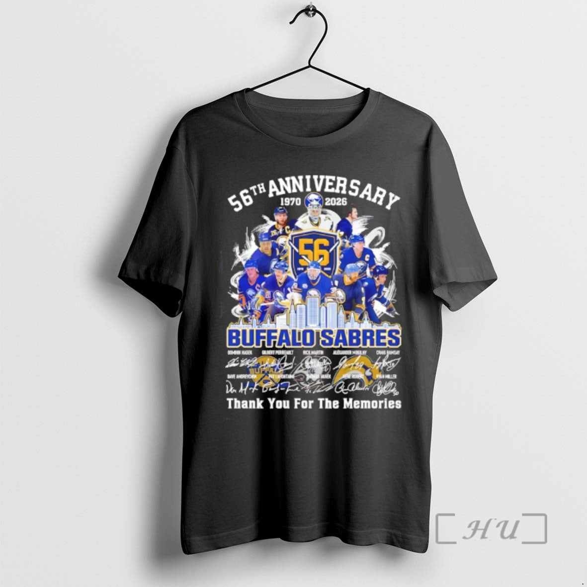 Officials Buffalo Sabres 56th Anniversary 1970 2026 Thank You For The Memories Signatures Premium