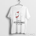 Officials Bulldog I Want A Pittie Potamus For Christmas T Shirt