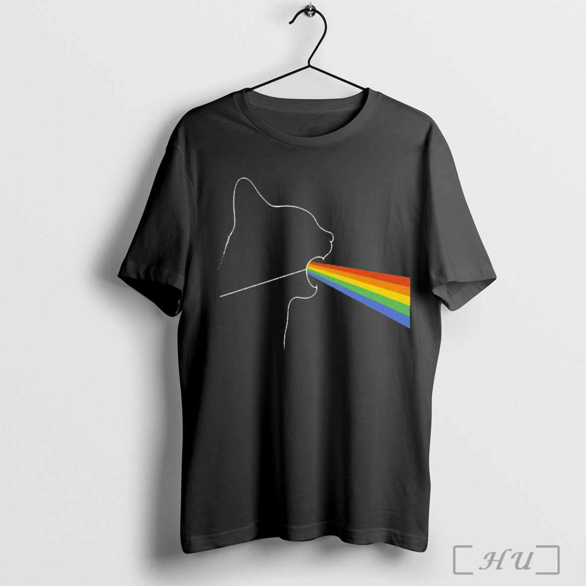 Officials Cat Rainbow T Shirt