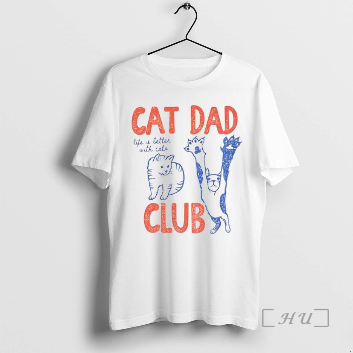 Officials Cat Dad Club Life It Letter With Cats
