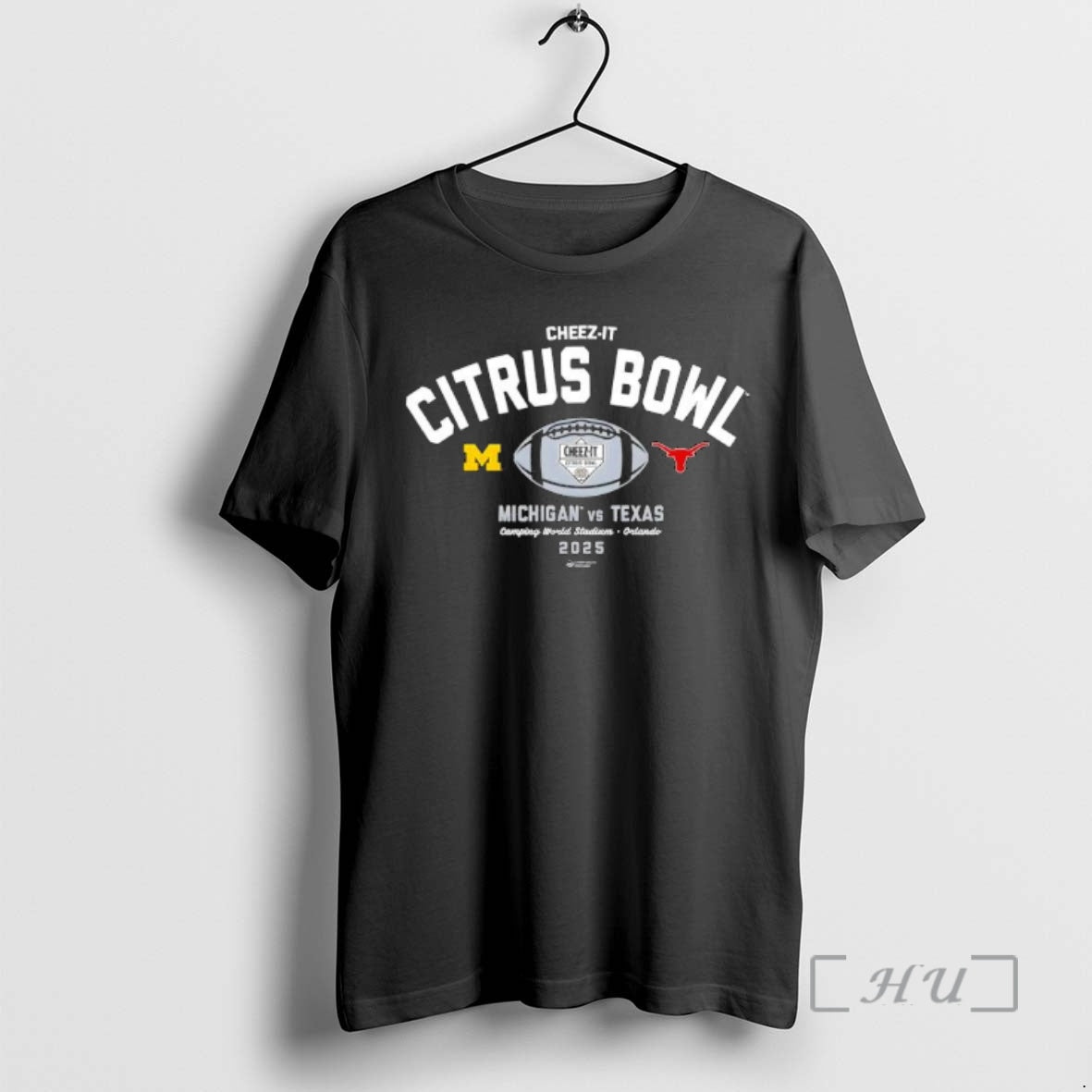 Officials Cheez It Citrus Bowl Michigan Vs Texas Camping World Stadium Orlando Premium T Shirts