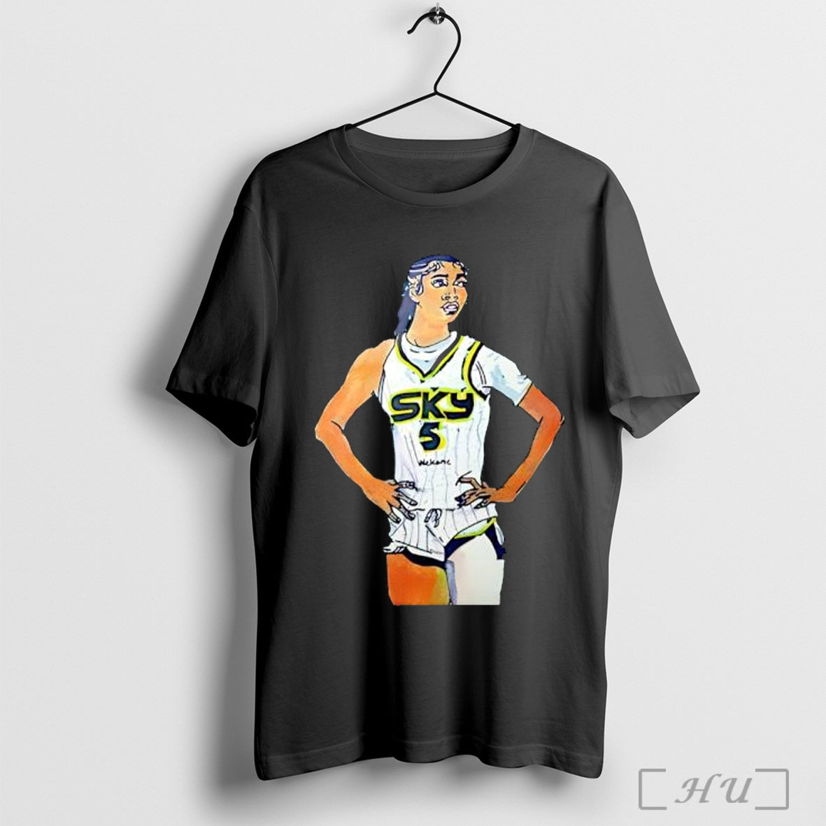Officials Chicago Sky Welcome Basketball Player Hand Drawn T Shirt