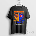 Officials Chicago Sports Bears In My Veins Cubs In My Heart Premium T Shirts Sweater