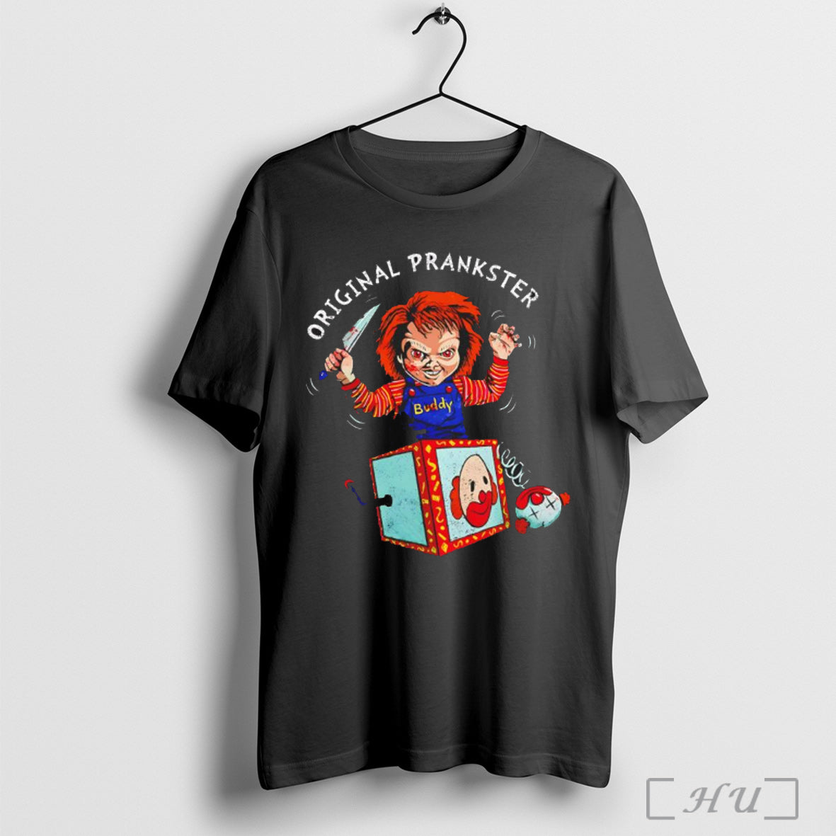 Officials Chucky With Knife Childs Play Original Prankster Halloween T Shirt