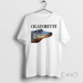 Officials Cigatorette Alligator With A Cigarette Graphic