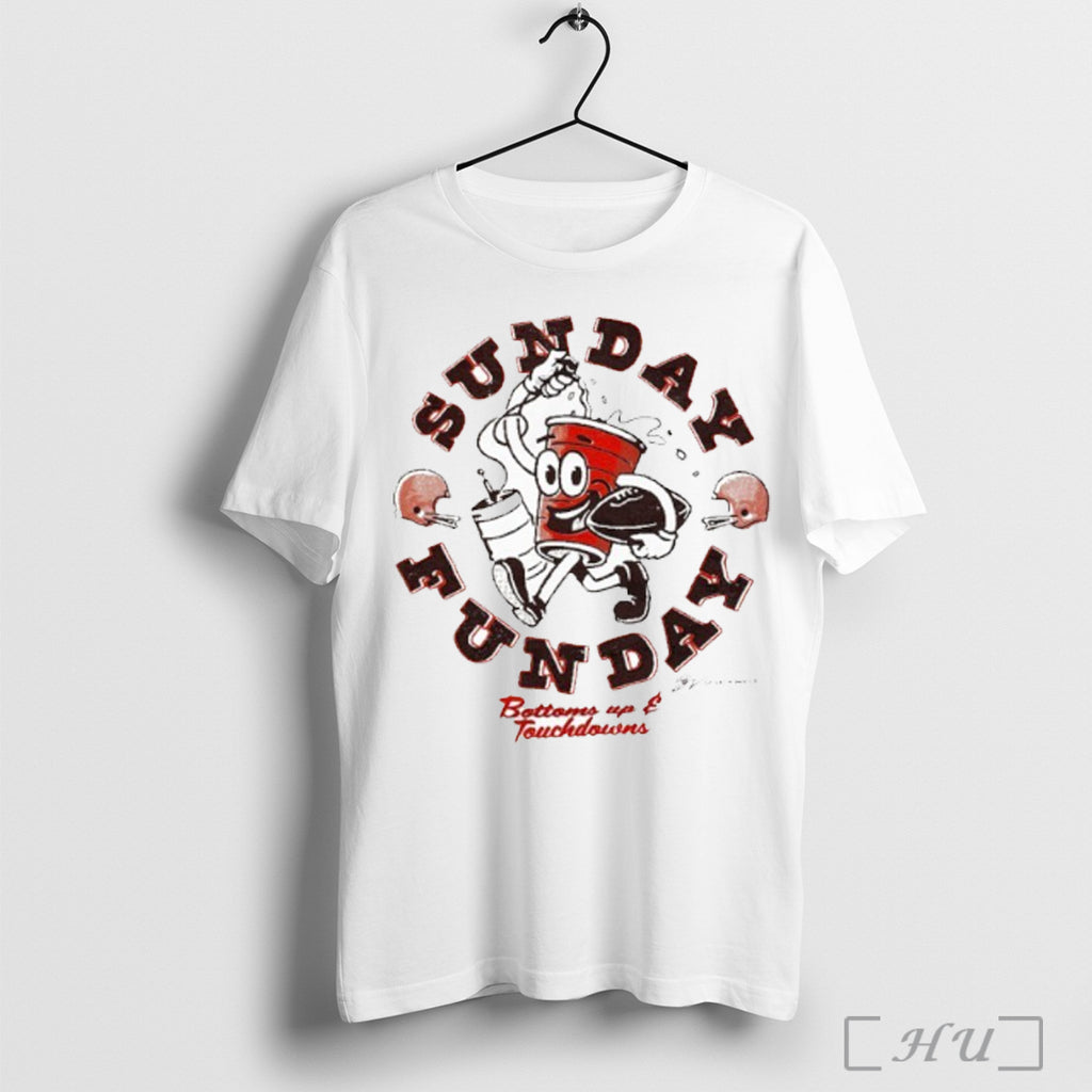 Officials Cleveland Browns Bottoms Up Sunday Funday T Shirt