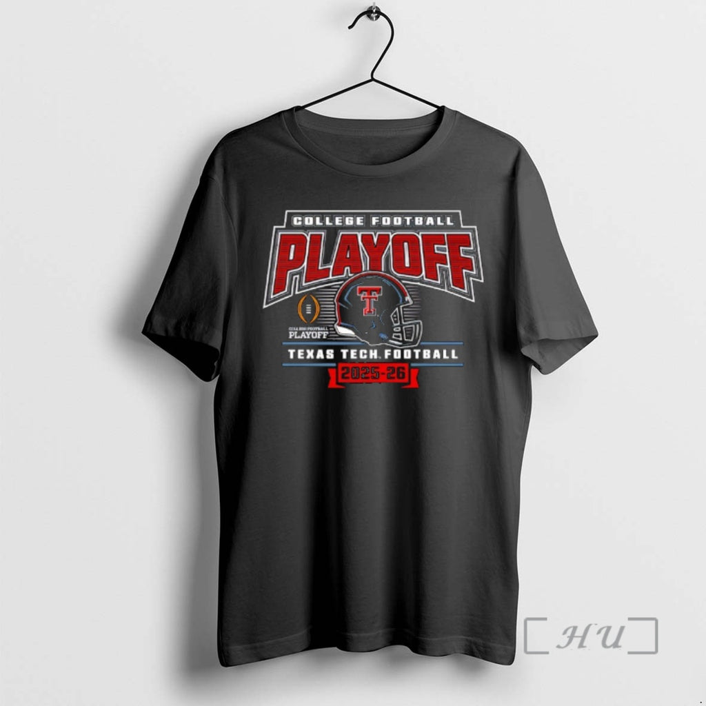 Officials College Football Playoff Texas Tech Red Raiders 2025 2026 Logo Premium T Shirts Sweater