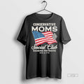 Officials Conservative Moms Social Club Raising Patriots Usa Flag T Shirt Sweater