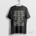 Officials Dasher Dancer Prancer Vixen Vodka Rum Tequila And Blitzen