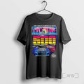 Officials Daytona International Speedway Checkered Flag Sports 2025 Daytona Circle Black Premium T Shirts Sweater