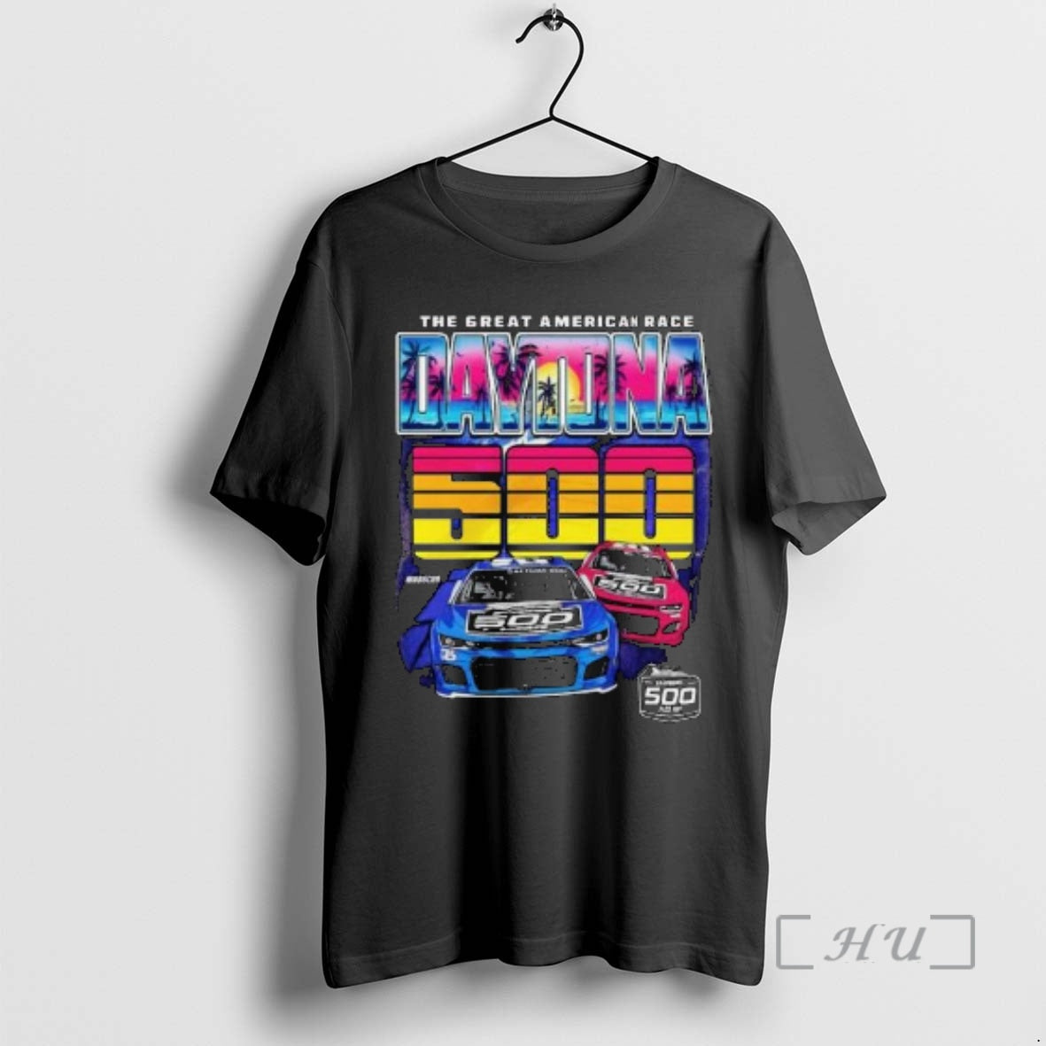 Officials Daytona International Speedway Checkered Flag Sports 2025 Daytona Circle Black Premium T Shirts Sweater