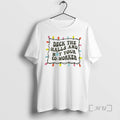 Officials Deck The Halls And Not Your Co Worker Christmas Lights Graphic Premium T Shirts