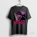 Officials Detroit Pistons Chrome Legacy Nets Ornaments