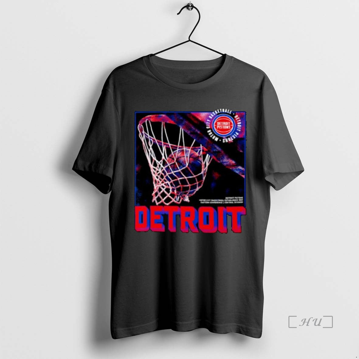 Officials Detroit Pistons Chrome Legacy Nets Ornaments