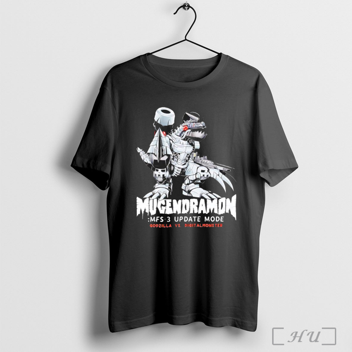 Officials Digimon Vs Godzilla Mugendramon T Shirt