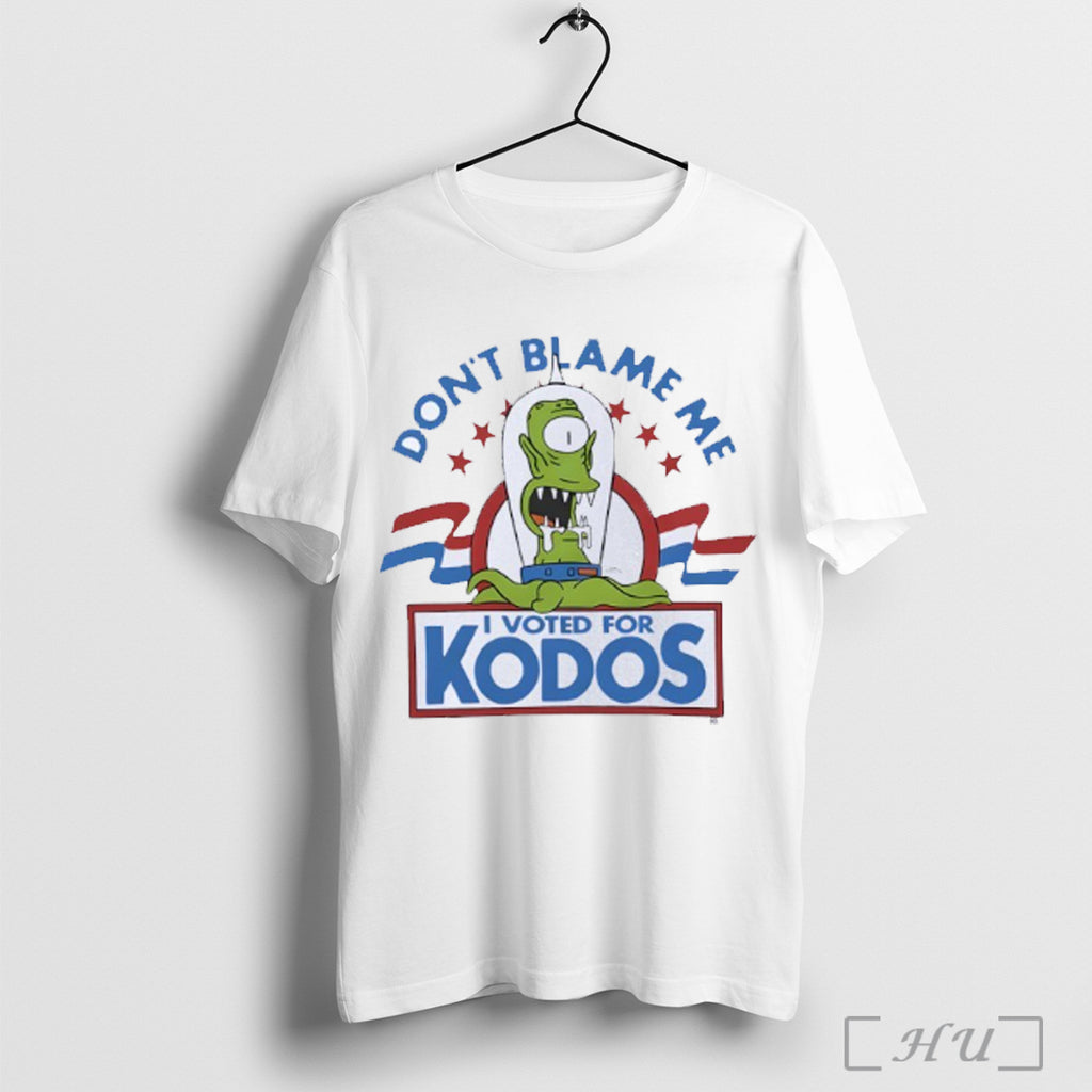 Officials Dont Blame Me I Voted For Kodos T Shirt