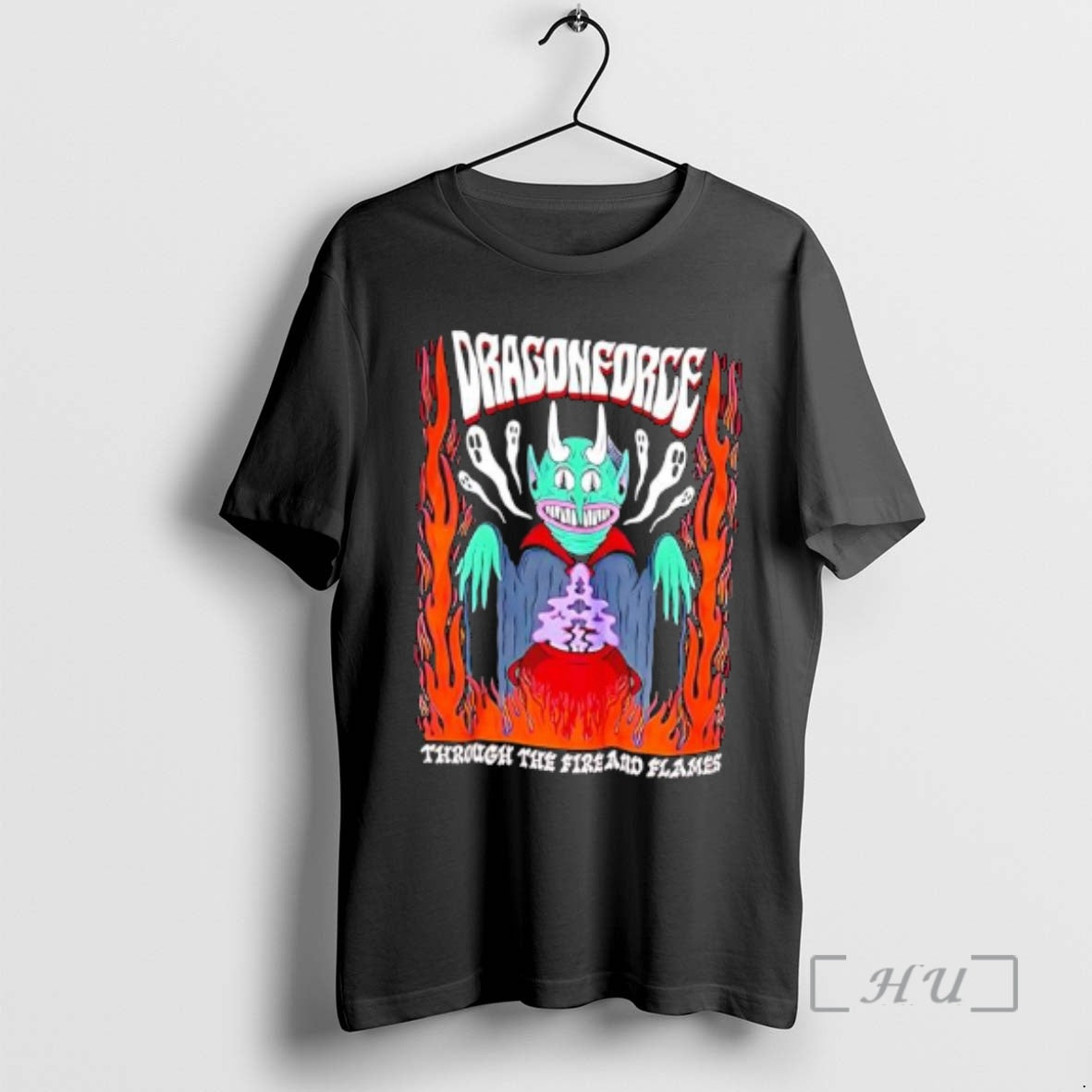 Officials Dragonforce Through The Fire And Flames Goblin Graphic