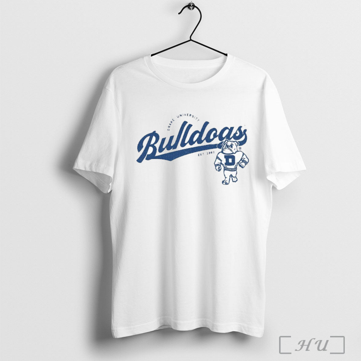 Officials Drake University Bulldogs Script Logo T Shirt