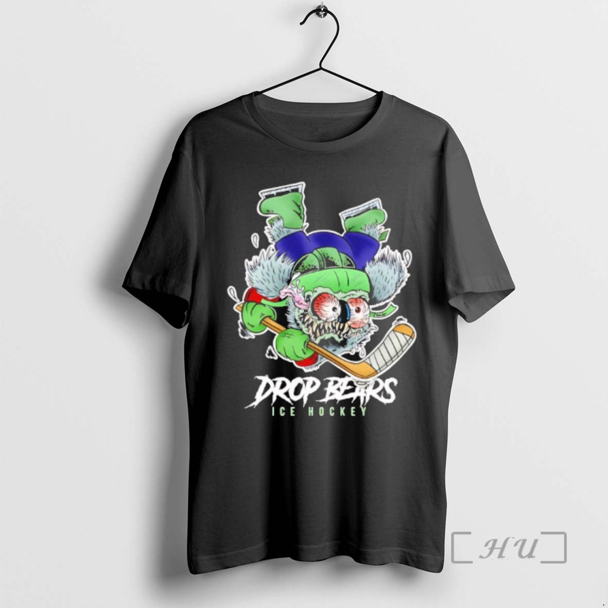 Officials Drop Bears Ice Hockey Zombie Goat Cartoon