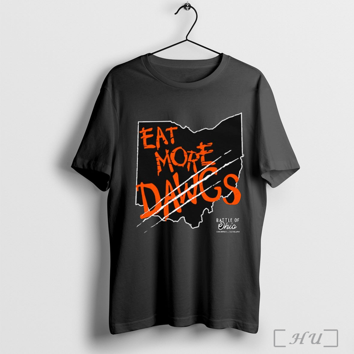 Officials Eat More Dawgs The Battle Of Ohio Cincinnati Vs Cleveland T Shirt