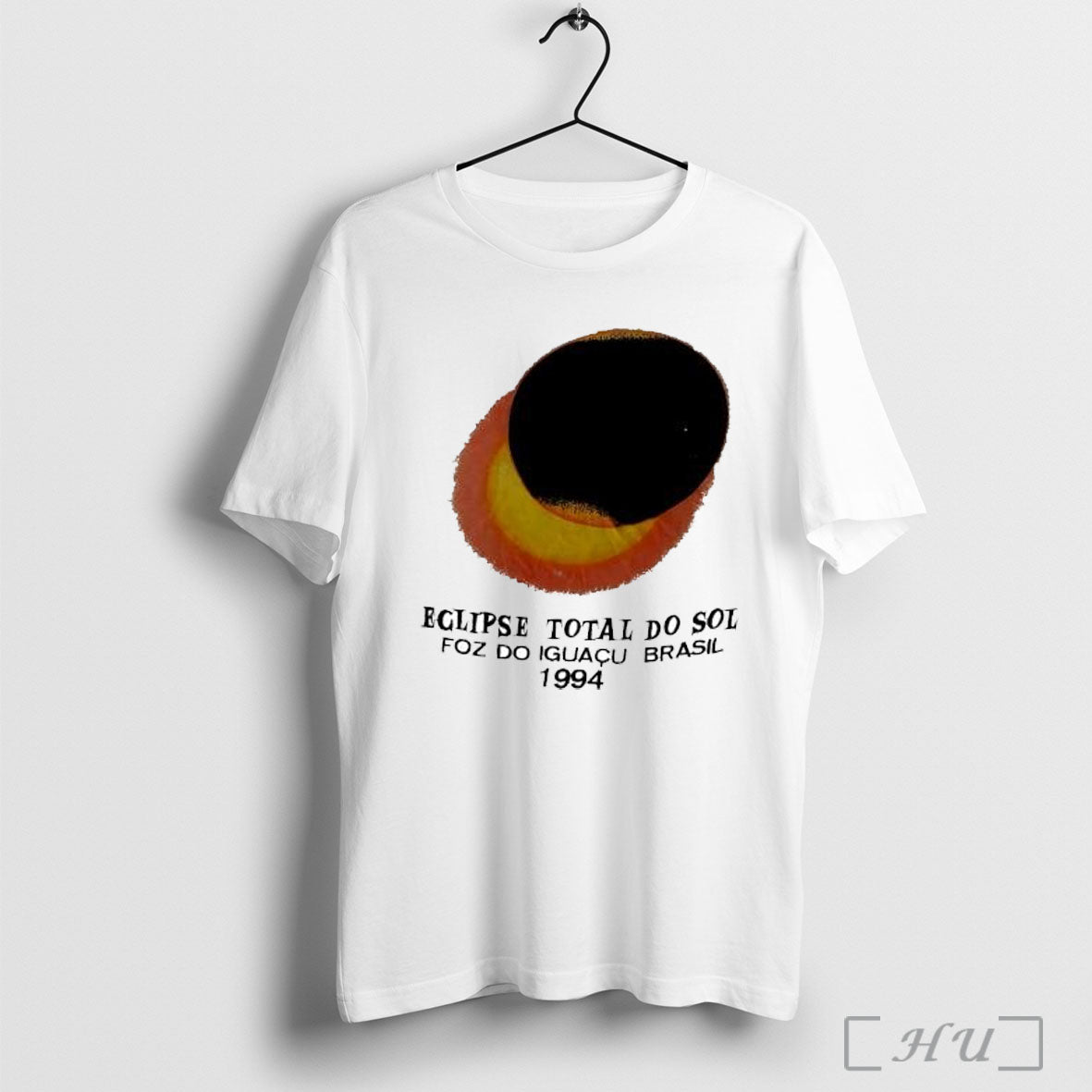 Officials Eclipse Total Do Sol Foz Do Iguacu Brasil 1994 Posters White T Shirt