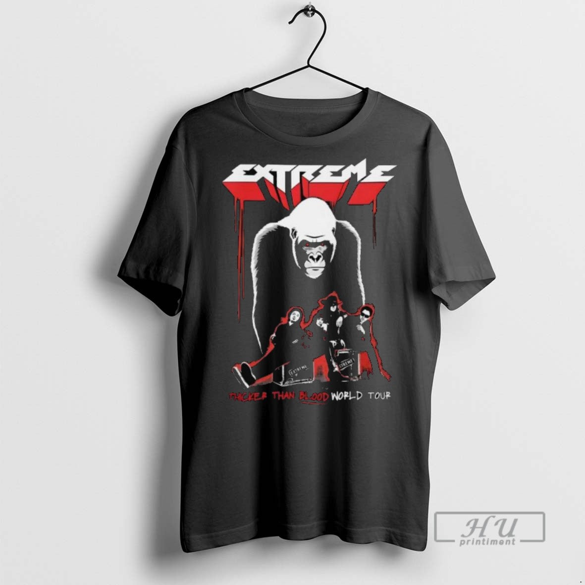 Officials Extreme The Band Gorilla Thicker Than Blood Tour 2025 Long Sleve T Shirt