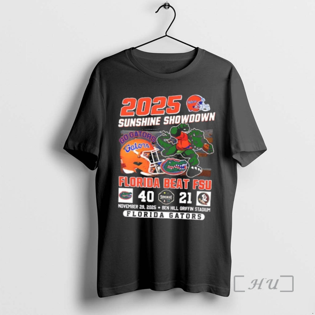 Officials Florida Beat Fsu 40 21 Back To Back 2025 Sunshine Showdown Champions 2 Sided