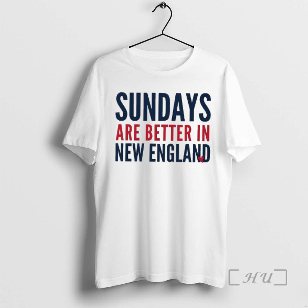 Officials Funny Sundays Are Better In New England Patriot Football Lover Woman Premium T Shirts
