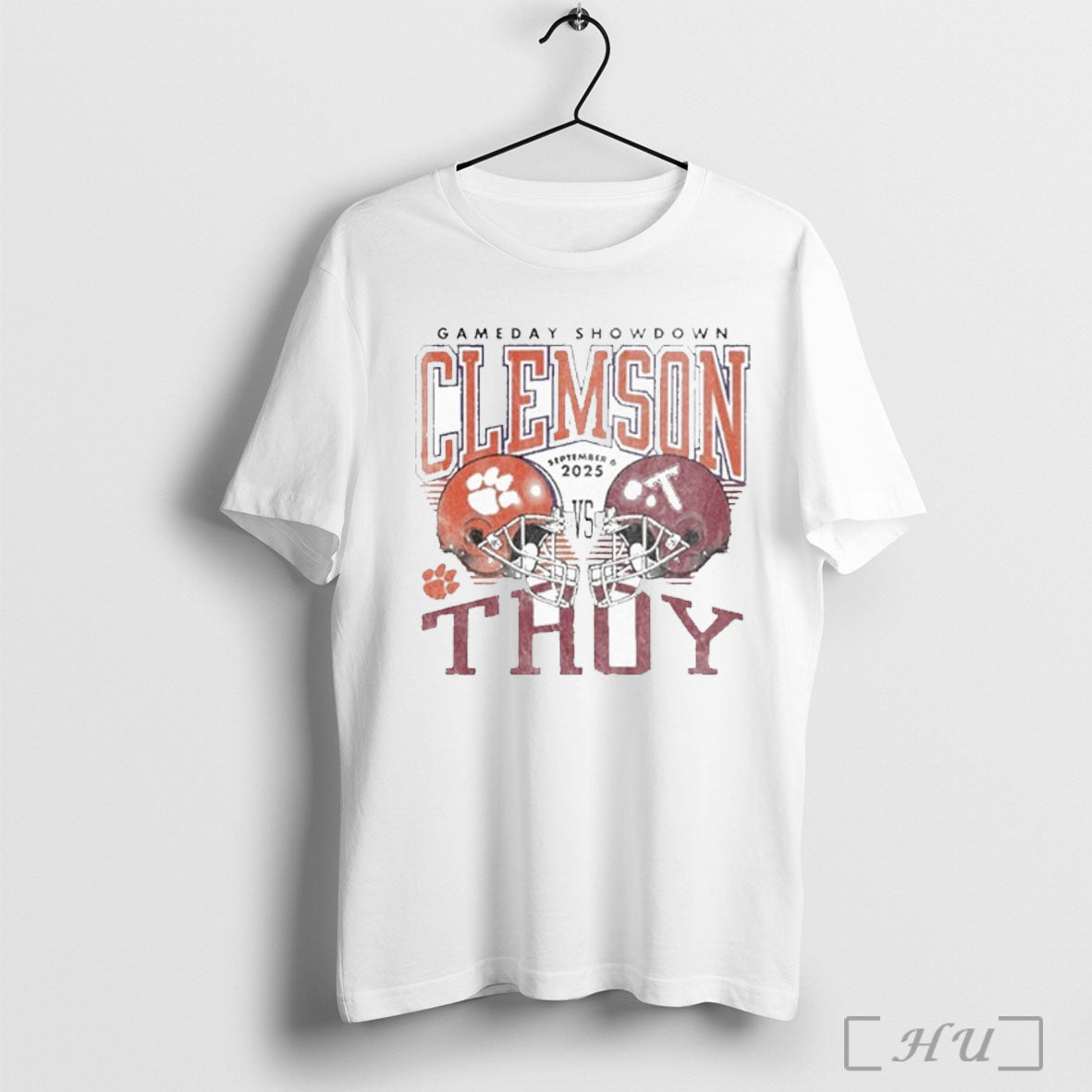 Officials Gameday Clemson Vs Troy September 6 2025 Duel Helmet T Shirt