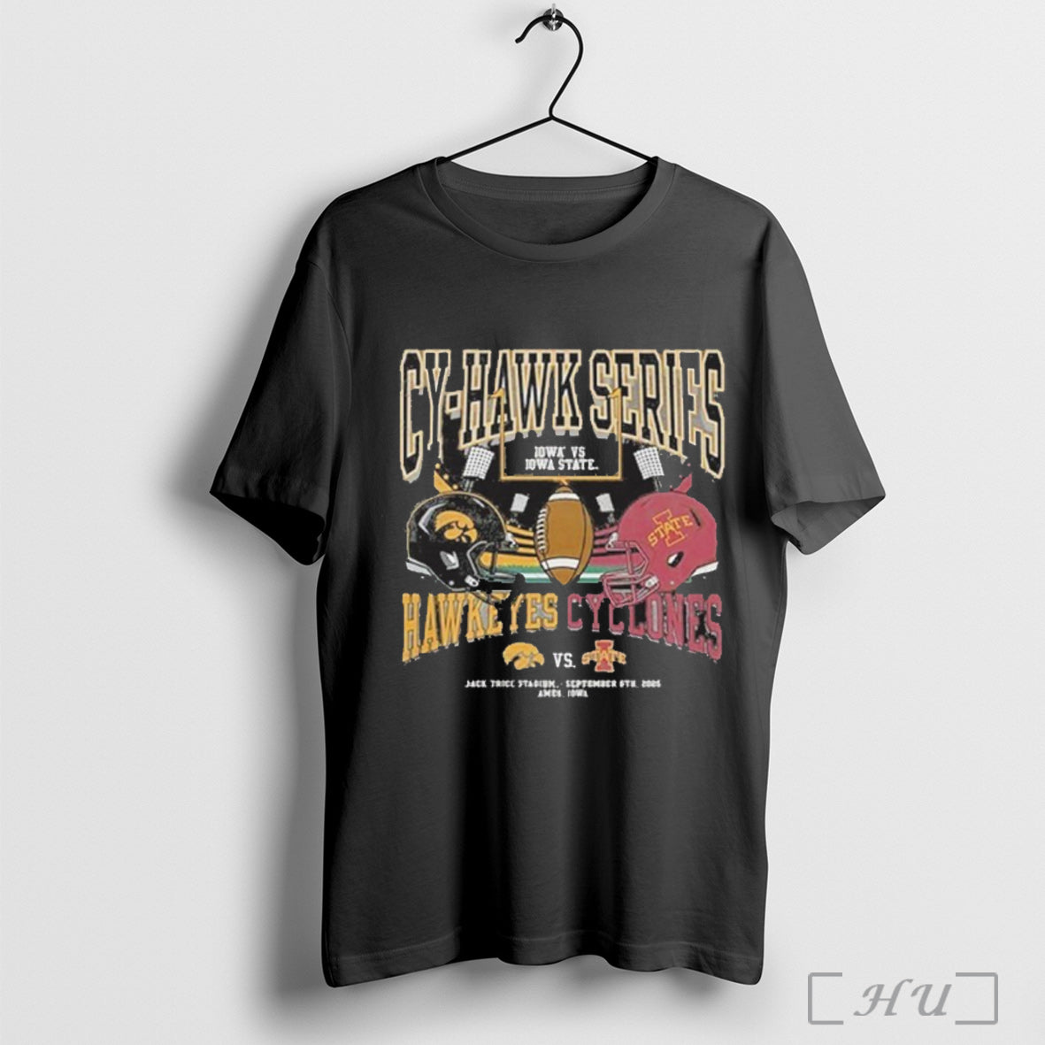 Officials Gameday Cy Hawk Series 2025 Iowa Vs Iowa State Matchup T Shirt