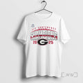 Officials Georgia Bulldogs Sec Conference Champions 2025