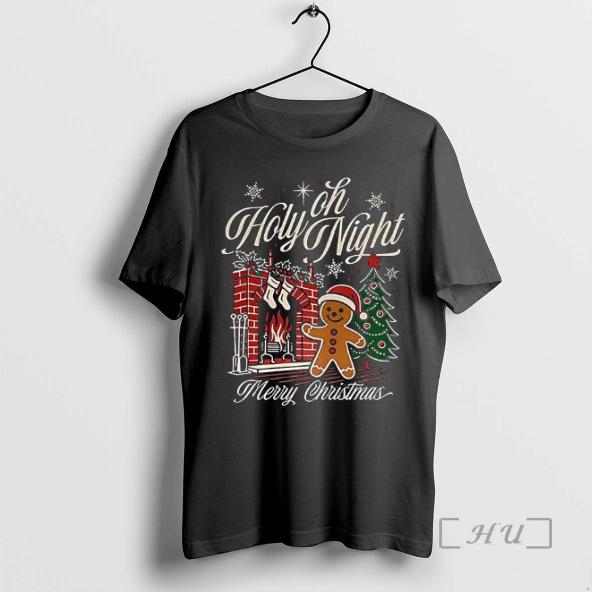 Officials Gingerbread Oh Holy Night Merry Christmas