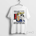 Officials Girls Like It When You Drink 12 Beers Retro Man Premium T Shirts Sweater