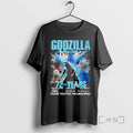 Officials Godzilla 1954 2026 72 Years Thank You For The Memories Signatures Premium T Shirts