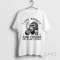 Officials Gorrila I Like Whiskey And Cigars And Maybe 3 People Premium T Shirts Sweater