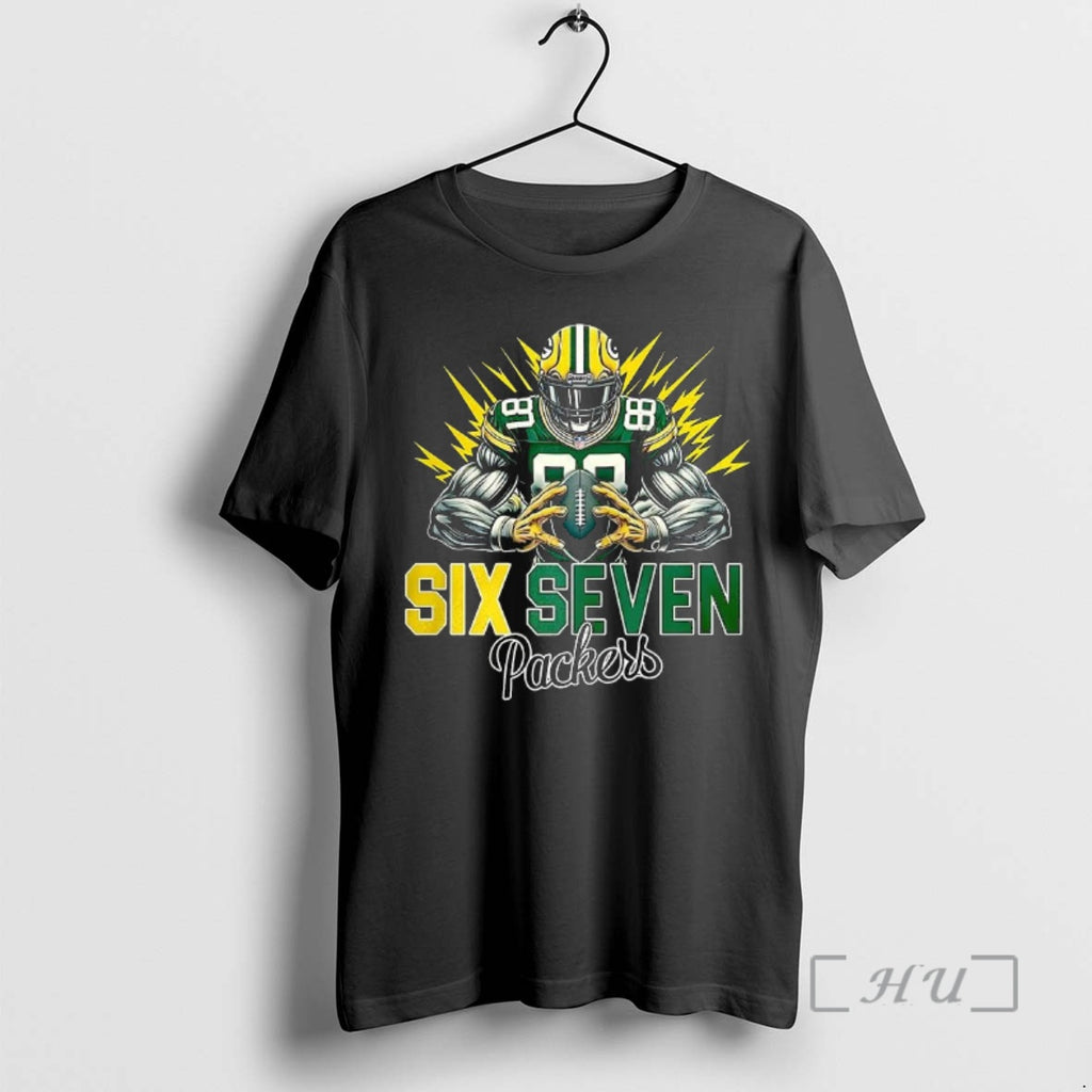 Officials Green Bay Packers Football Six Seven Graphic