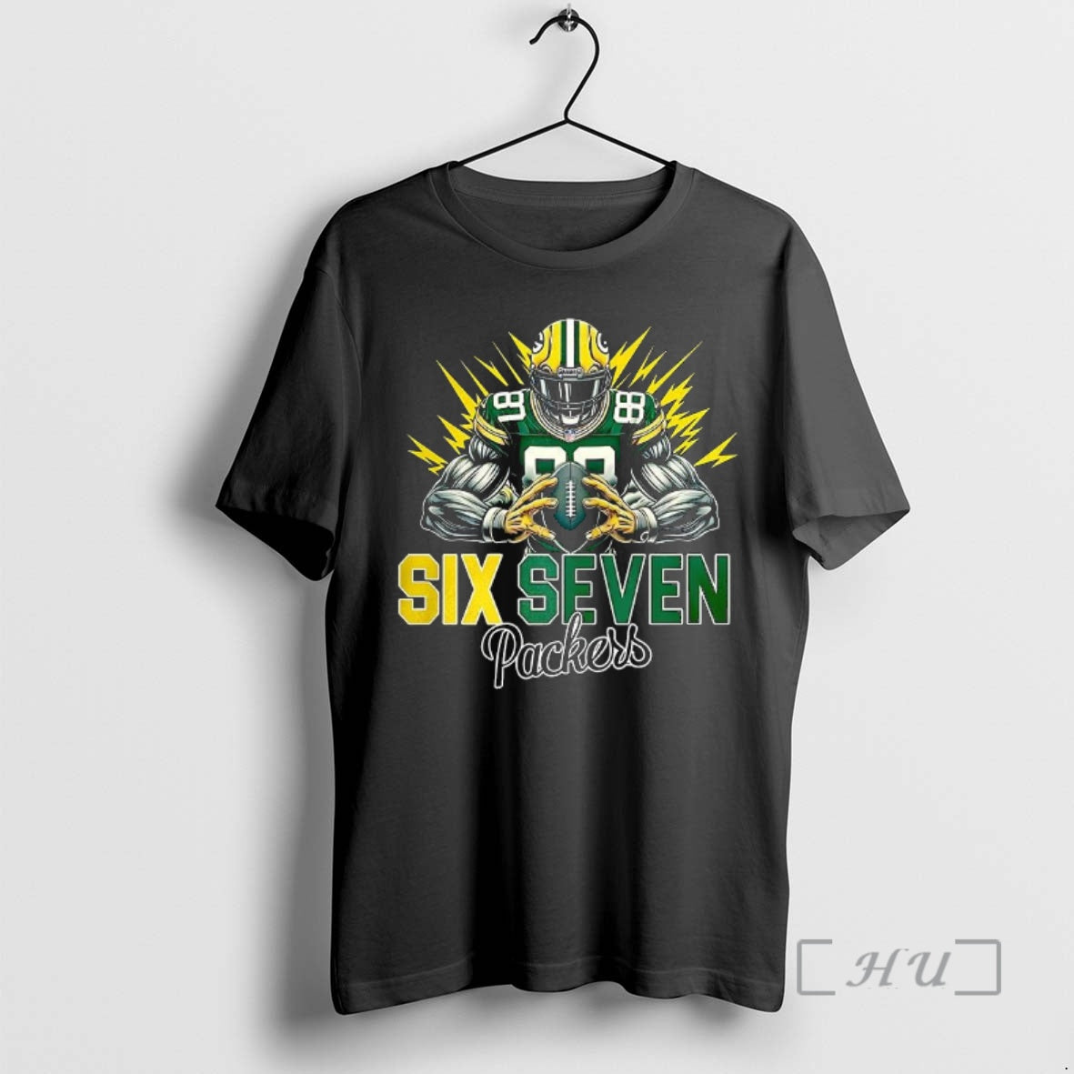 Officials Green Bay Packers Football Six Seven Graphic