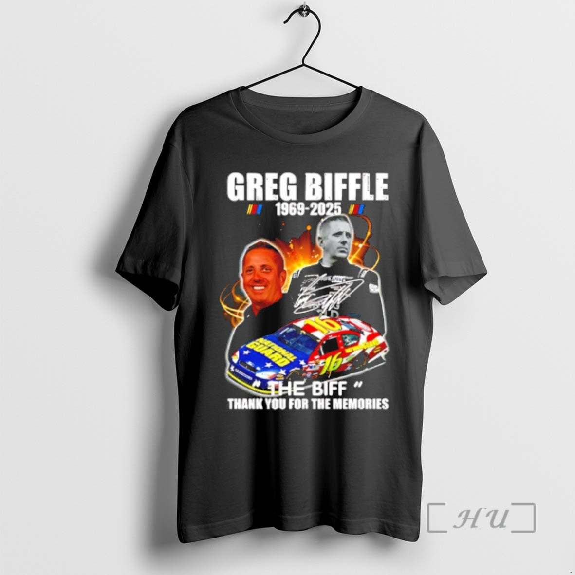 Officials Greg Biffle 1969 2025 The Biff Thank You For The Memories Premium T Shirts