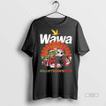 Officials Grinch And Jack Skellington Wawa Hallothanksmas 2 Sided Shirt Sweater
