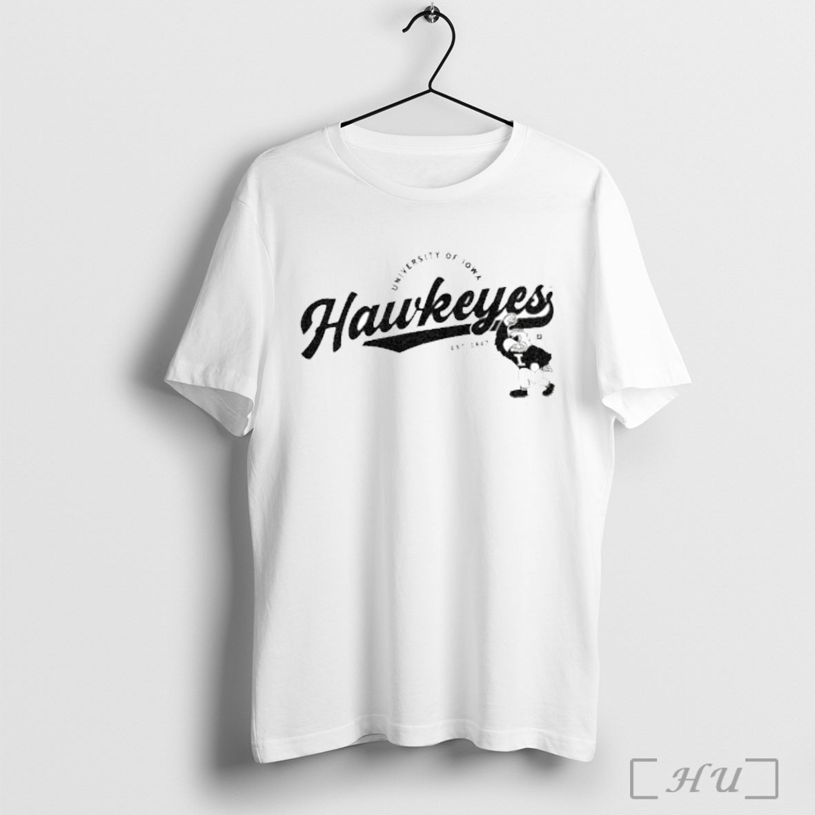 Officials Hawkeyes Script Logo Heavyweight T Shirt