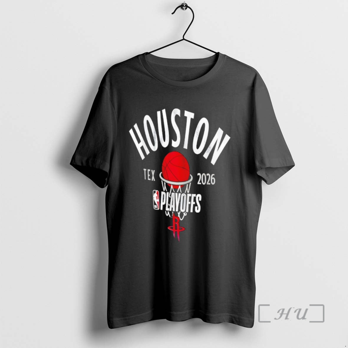 Officials Houston Rockets Basketball 2026 Playoff Participant Stand Logo