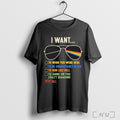 Officials I Want To Wish You Were Here To Be Comfortably Numb T Shirt