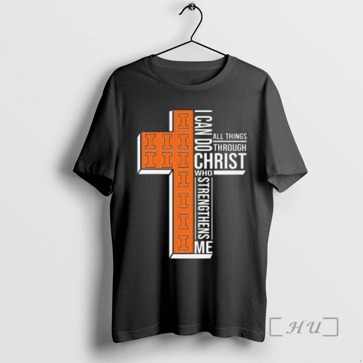 Officials Illinois Fighting Illini I Can Do All Things Through Christ Who Strengthens Me Cross