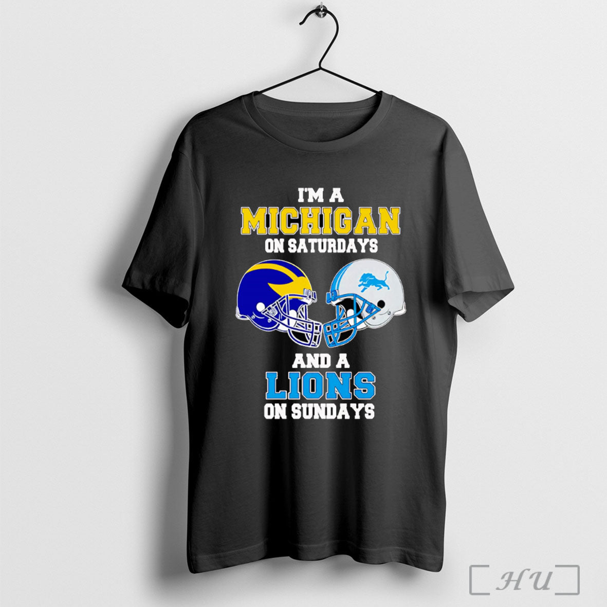 Officials Im A Michigan On Saturdays And A Lions On Sundays T Shirt